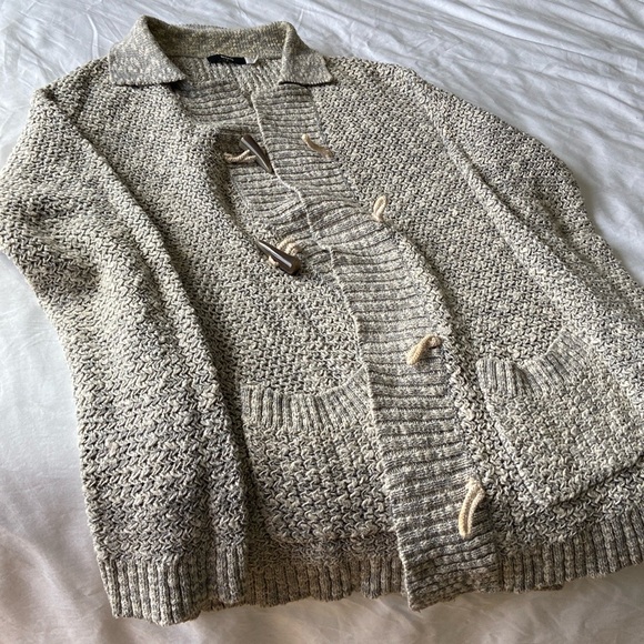 BDG Light Grey Marl Cardigan - Picture 9 of 9